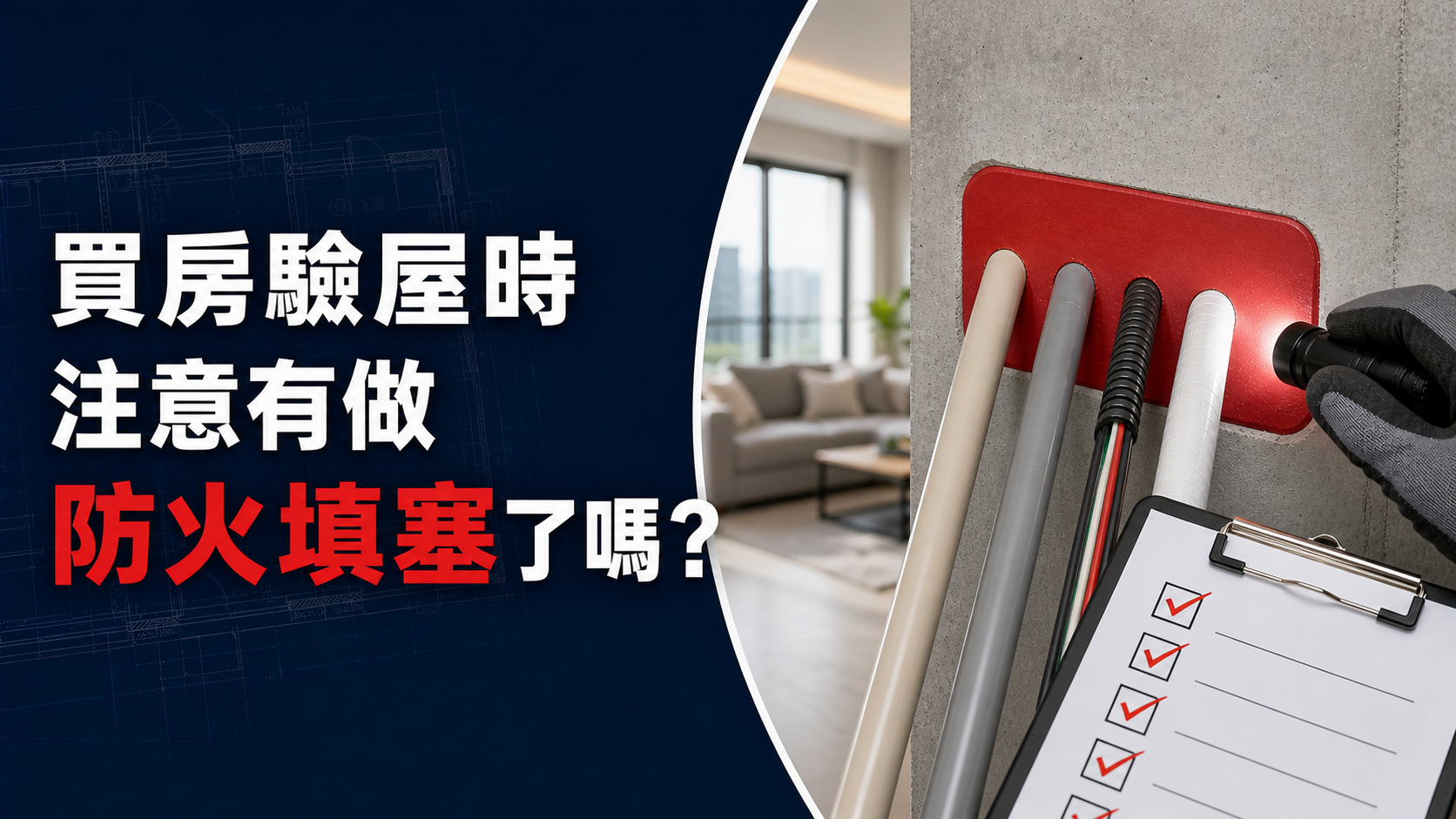 買房不只要看格局、採光，「防火填塞」有沒有做好！